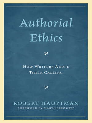 cover image of Authorial Ethics